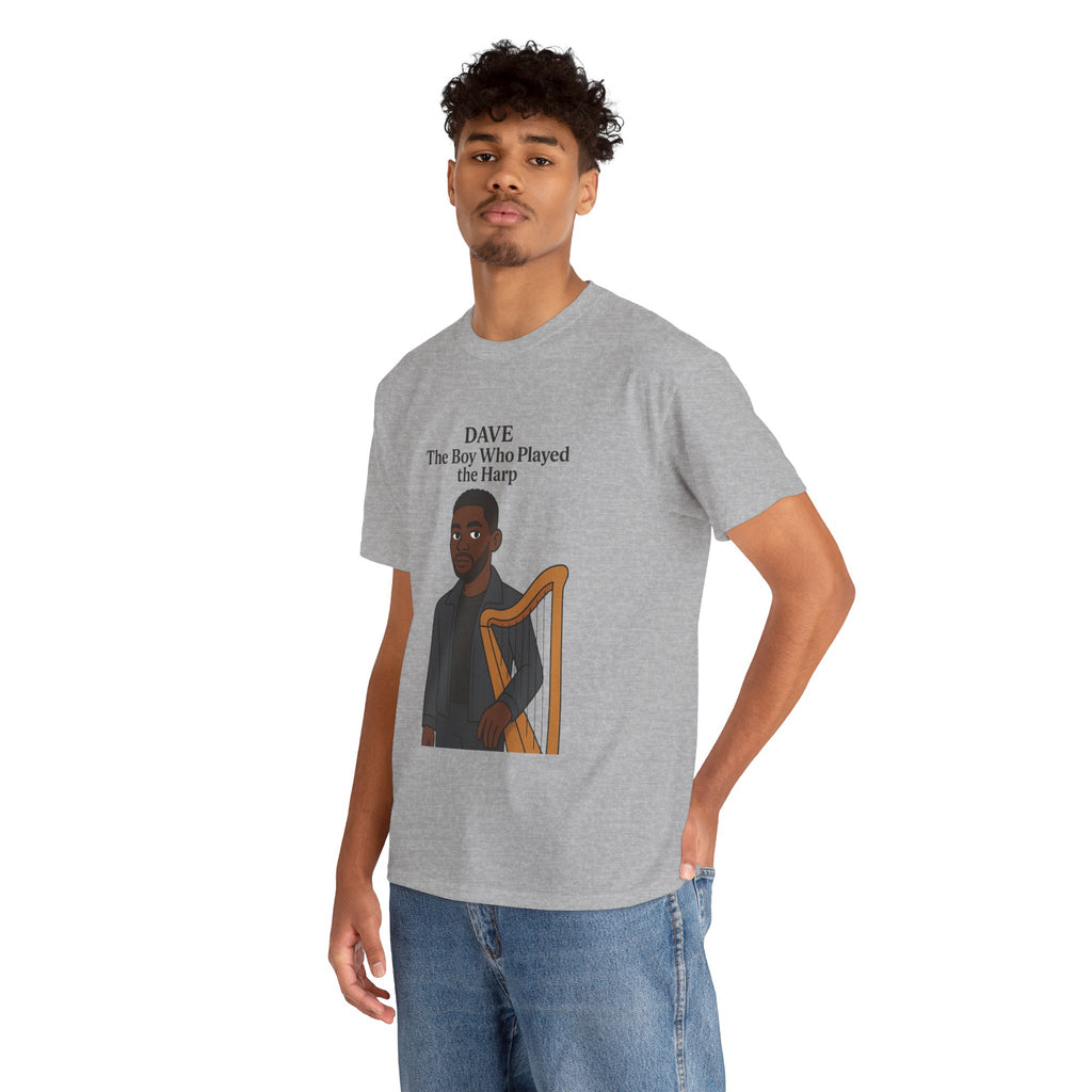 Dave T-Shirt — "The Boy Who Played the Harp" Graphic Tee