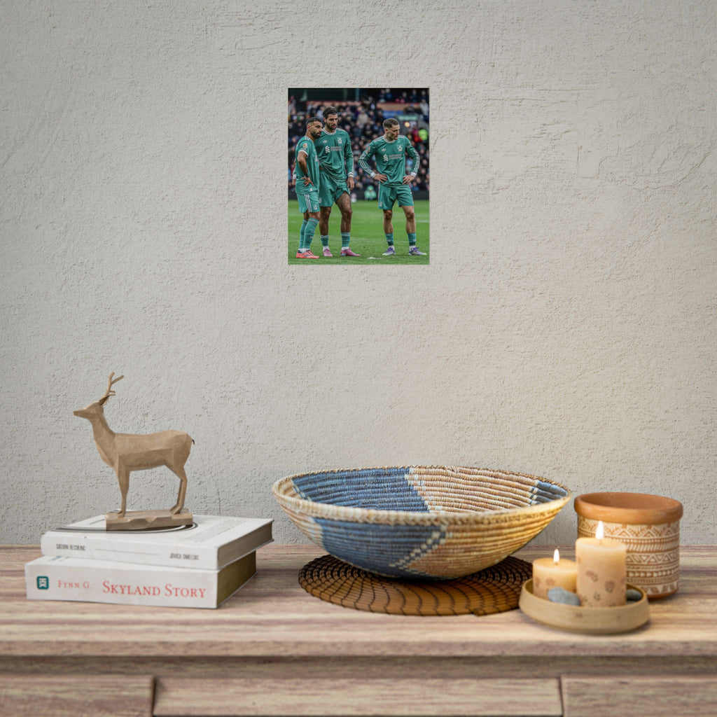 Salah, Wirtz & Szoboszlai Photo Poster - Rolled Liverpool FC Action Print