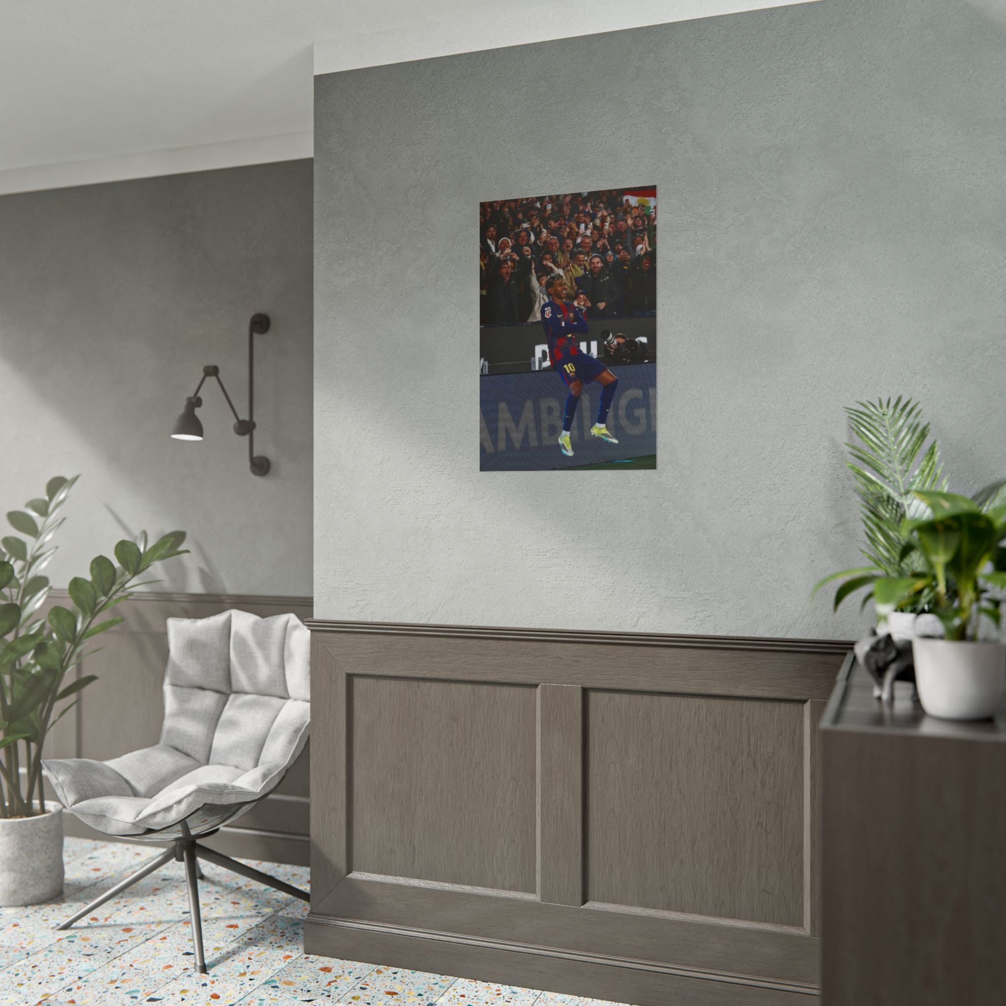 Lamine Yamal Poster — Barcelona Football Star Wall Art
