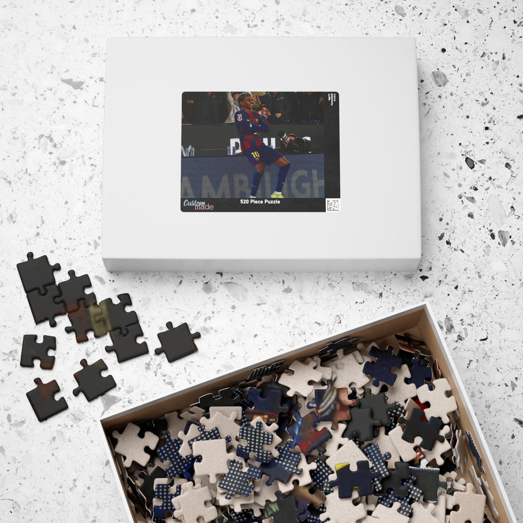 Lamine Yamal Soccer Star Celebration Puzzle — Custom 110/252/520/1014‑Piece Jigsaw