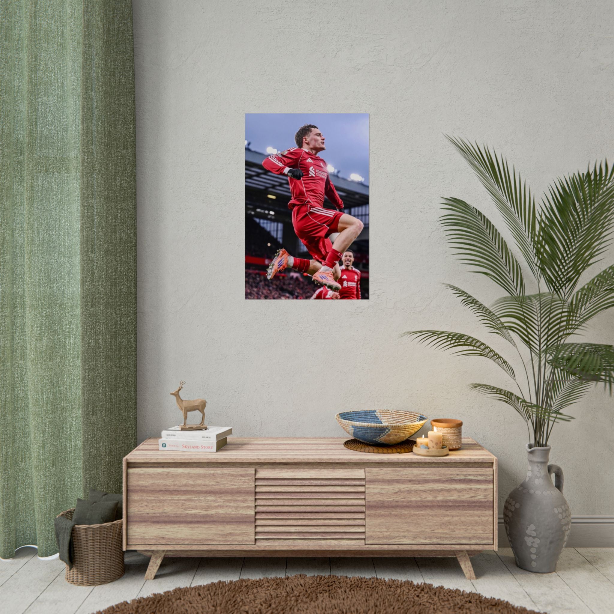 Florian Wirtz - Liverpool Football Star Action Poster