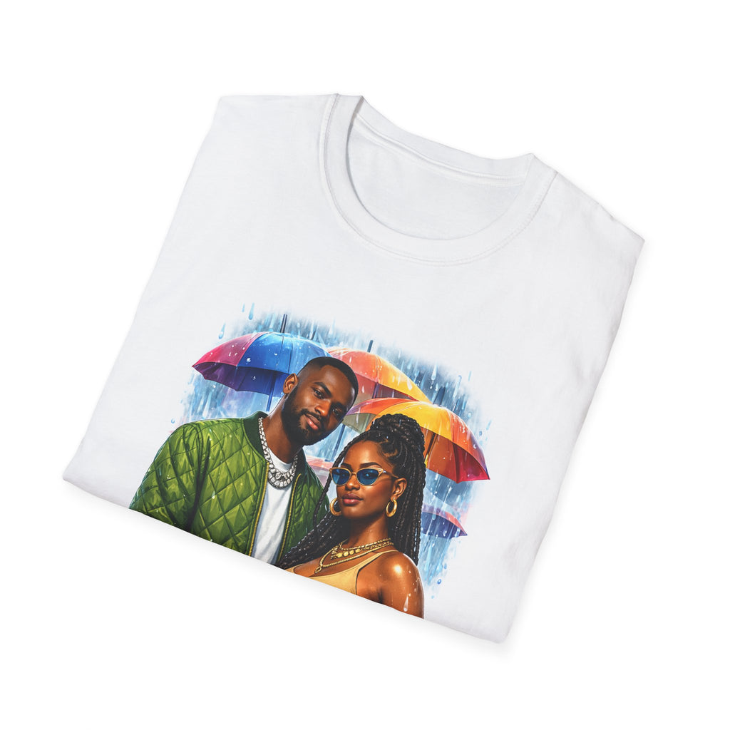 Dave & Tems Raindance T-Shirt — Portrait Graphic Tee