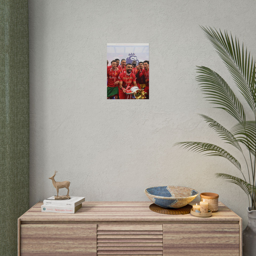 Liverpool FC Premier League Winners Photo Poster — Rolled Soccer Wall Art