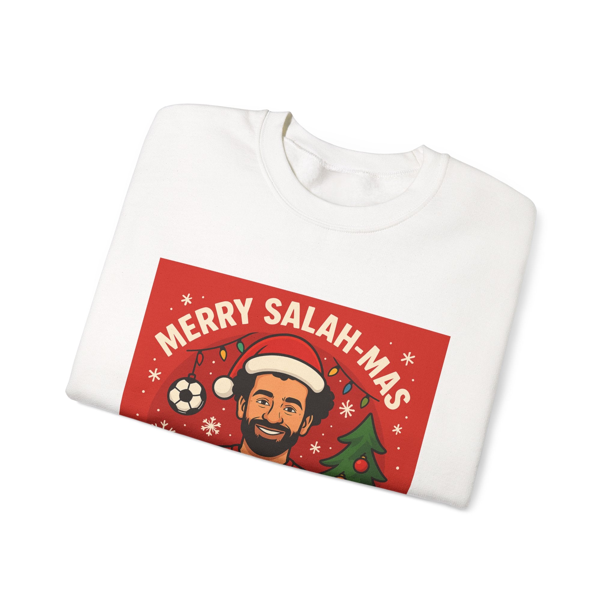 Merry Salah-mas Sweatshirt — Festive Soccer Christmas Crewneck