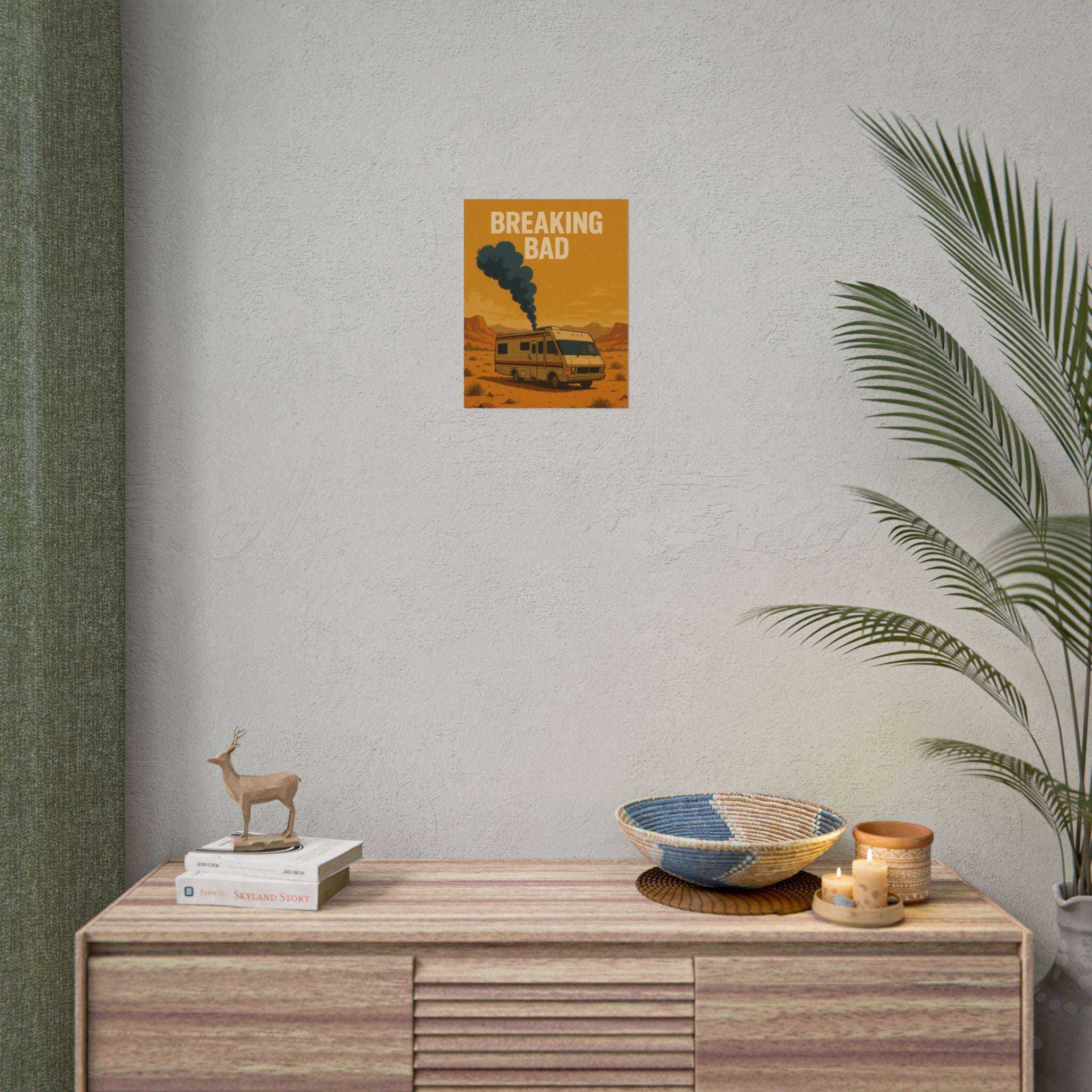 Breaking Bad RV Poster — Desert Camper Art Print (Rolled Poster)