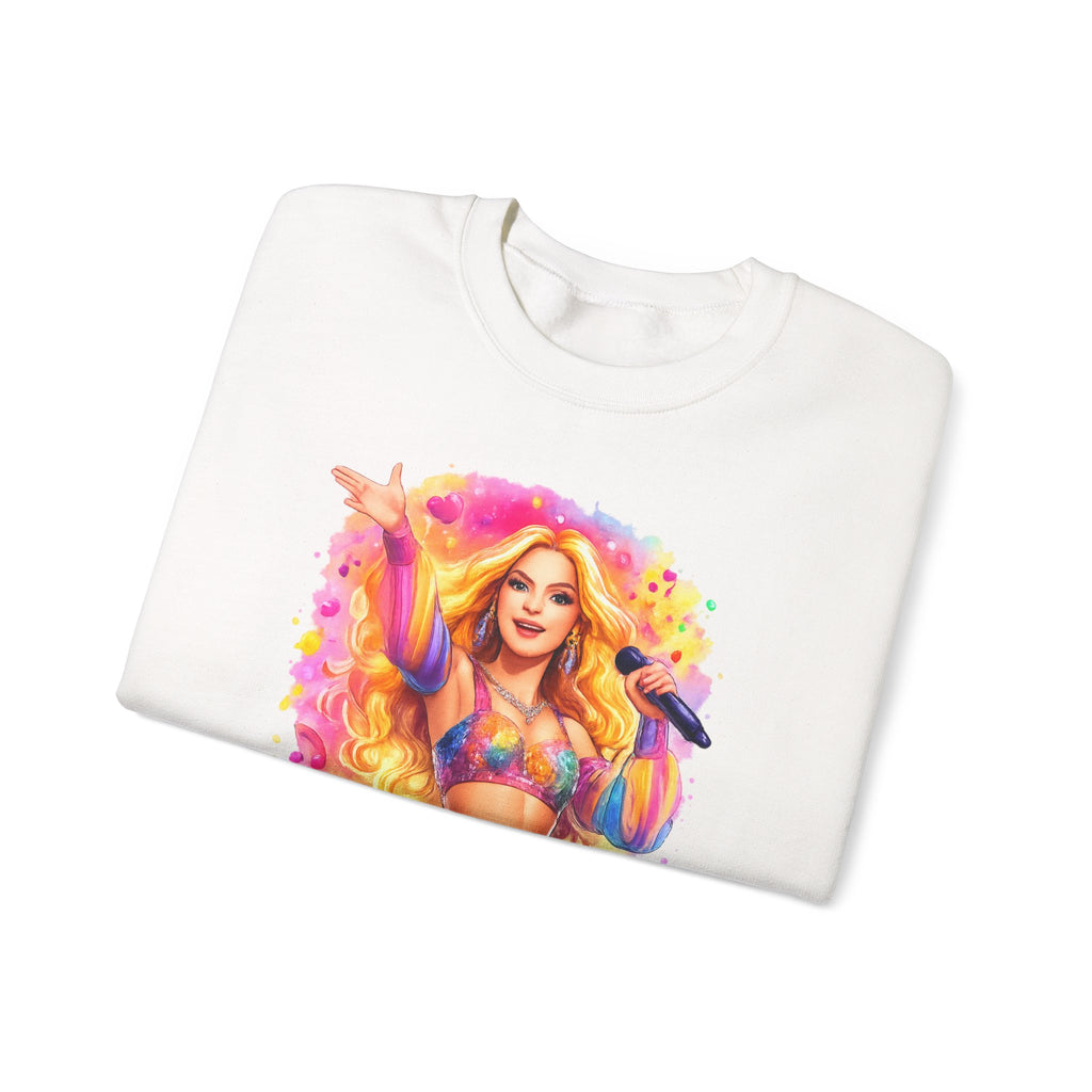 Zara Larsson Graphic Sweatshirt - Colorful Pop Star Crewneck