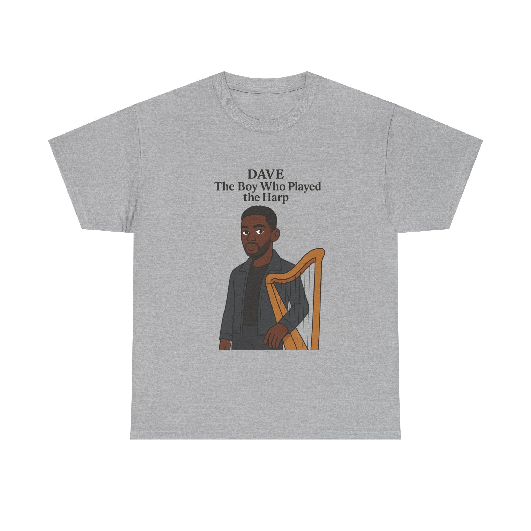 Dave T-Shirt — "The Boy Who Played the Harp" Graphic Tee