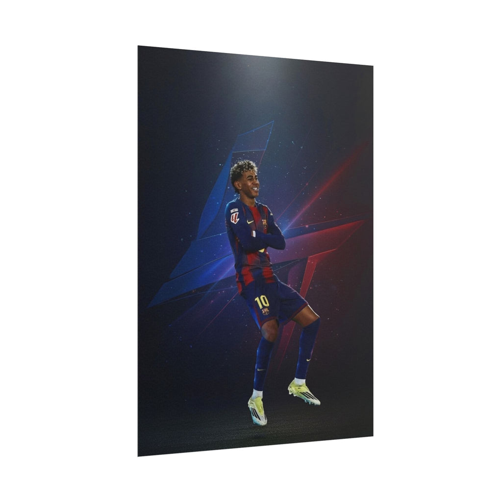 Lamine Yamal Celebration Poster - Barcelona Starboy | Available in multiple sizes