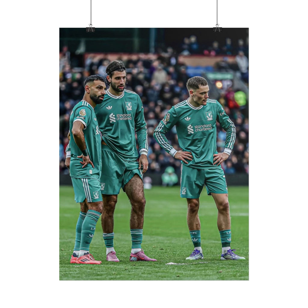 Salah, Wirtz & Szoboszlai Photo Poster - Rolled Liverpool FC Action Print