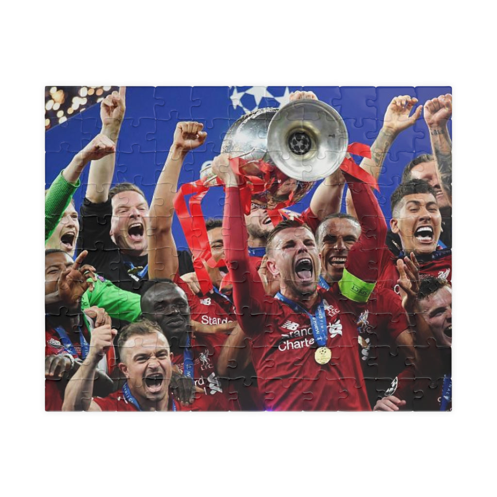 Liverpool Champions League Winners Celebration Puzzle — Soccer Trophy Victory Jigsaw (110–1014 pcs)