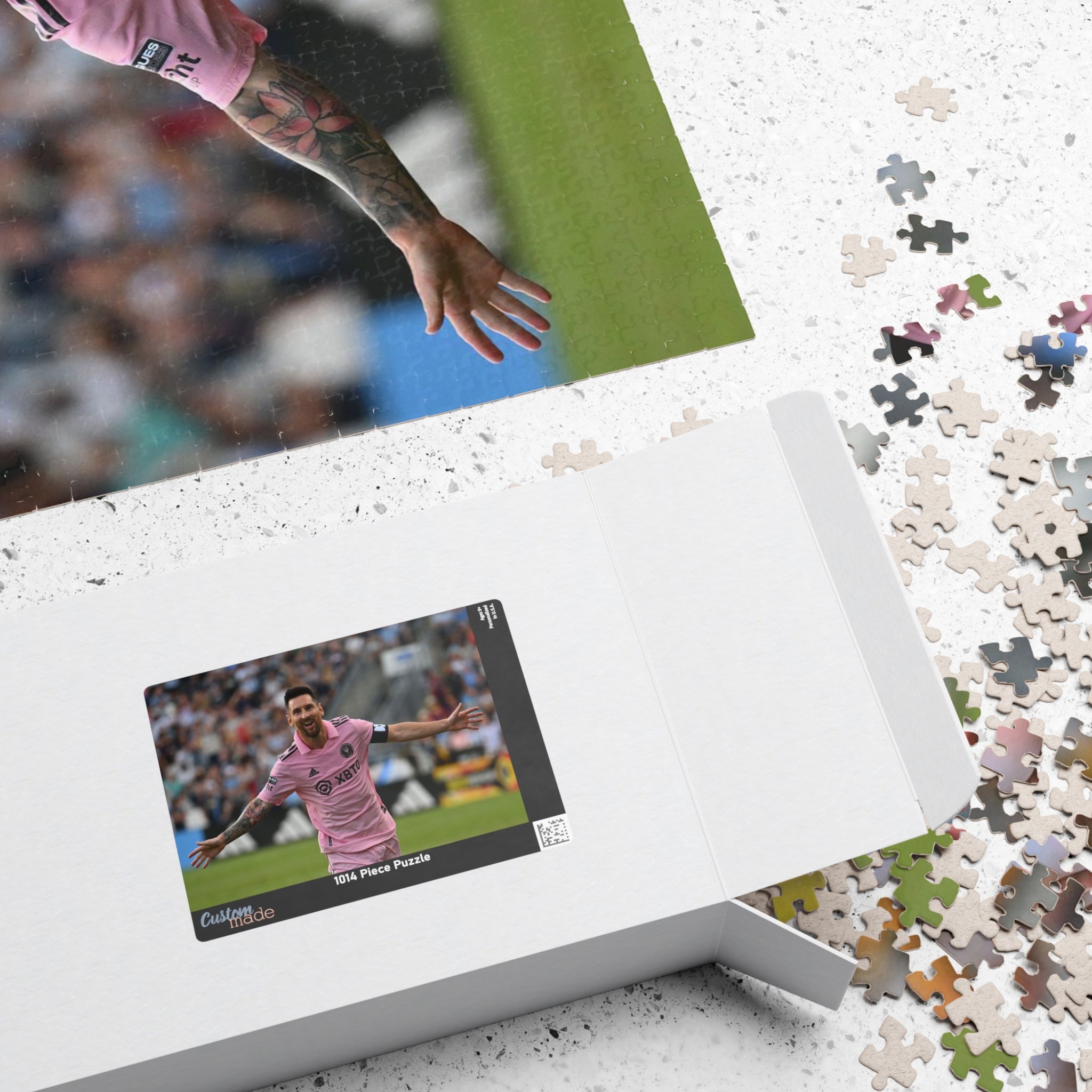 Lionel Messi Celebration Photo Puzzle — 110/252/520/1014-Piece