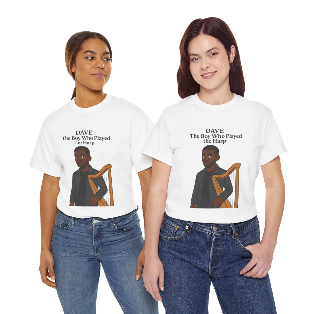 Dave T-Shirt — "The Boy Who Played the Harp" Graphic Tee