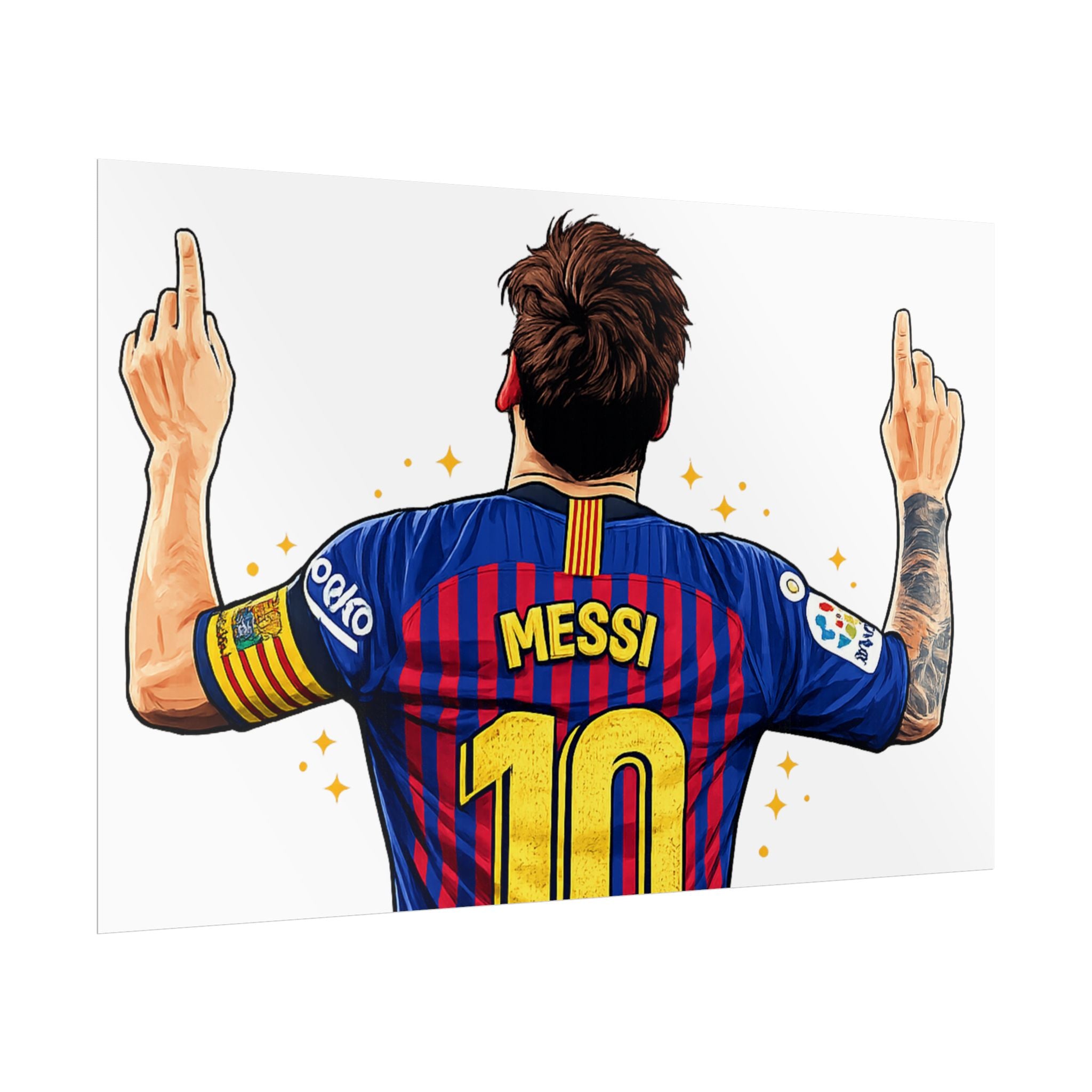 Lionel Messi Celebration Rolled Poster