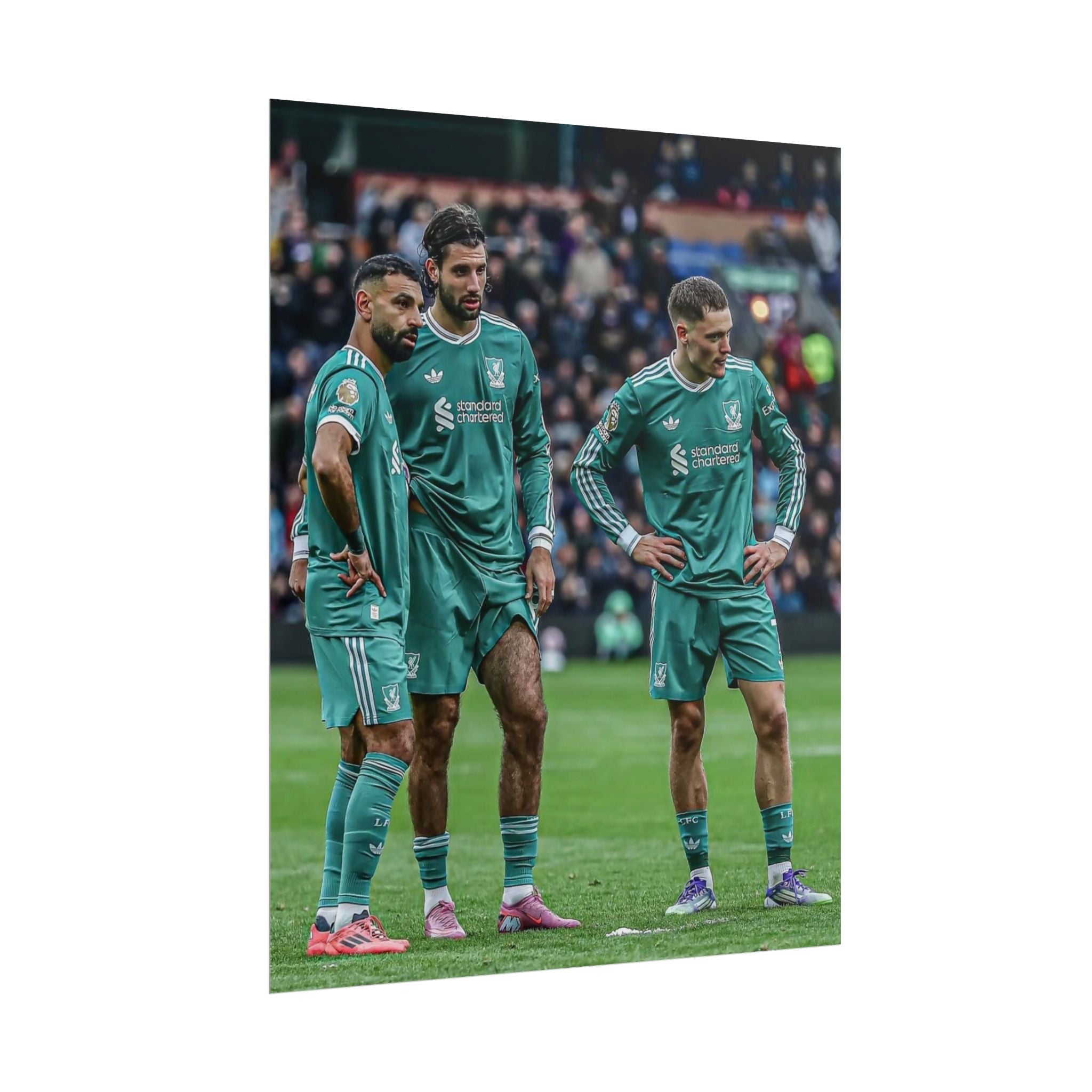 Salah, Wirtz & Szoboszlai Photo Poster - Rolled Liverpool FC Action Print