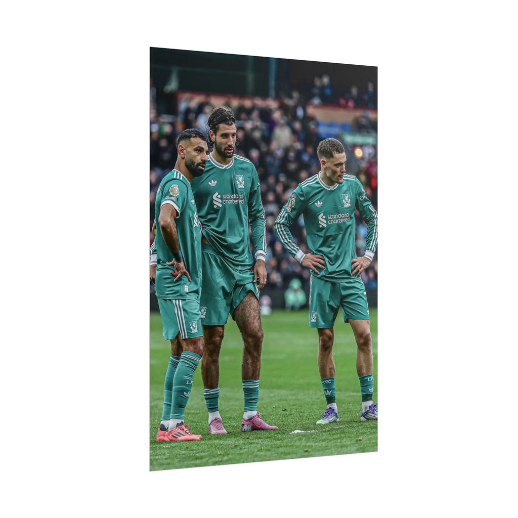 Salah, Wirtz & Szoboszlai Photo Poster - Rolled Liverpool FC Action Print