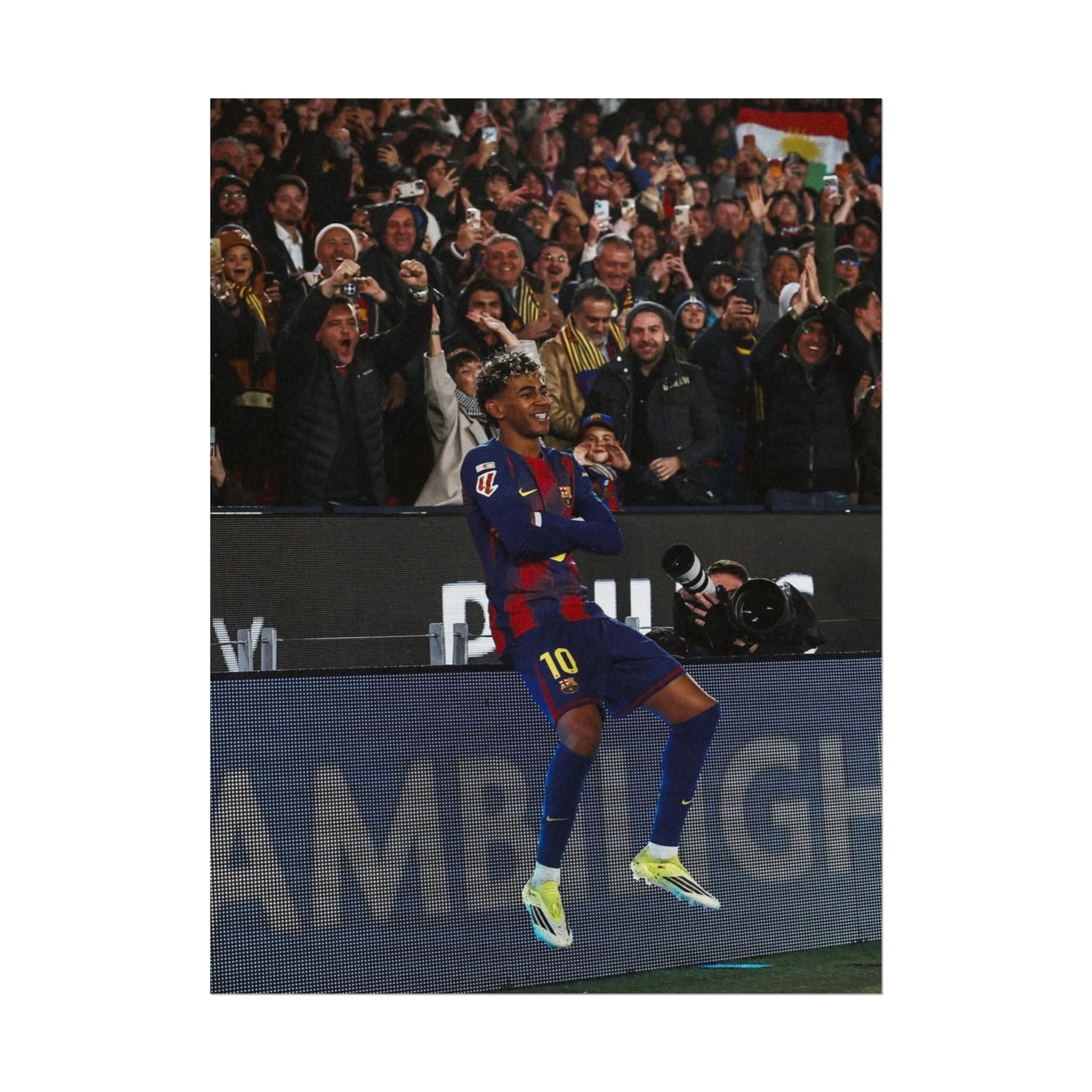 Lamine Yamal Poster — Barcelona Football Star Wall Art