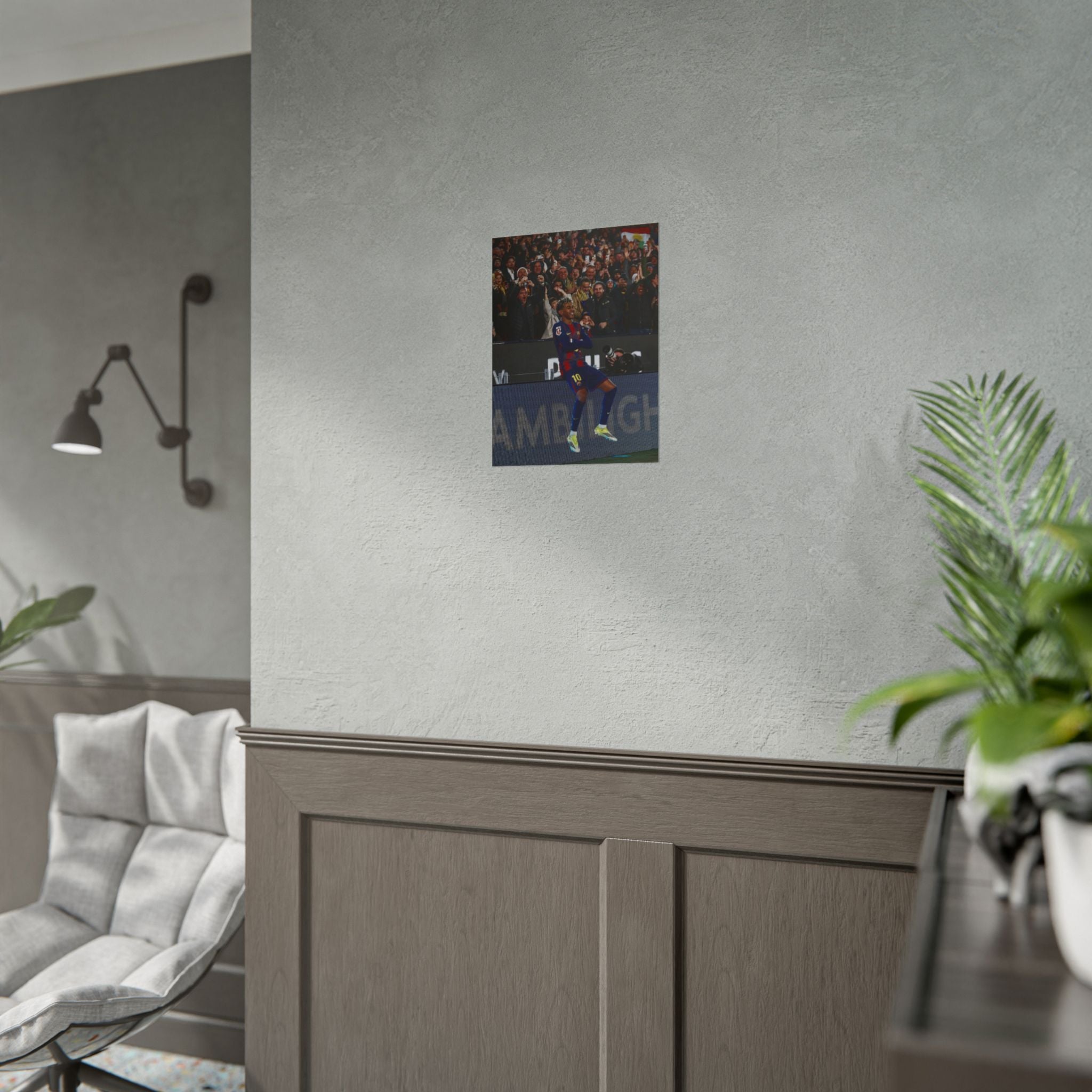 Lamine Yamal Poster — Barcelona Football Star Wall Art