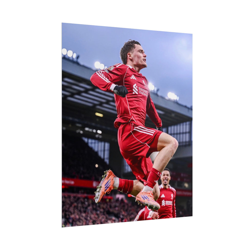 Florian Wirtz - Liverpool Football Star Action Poster