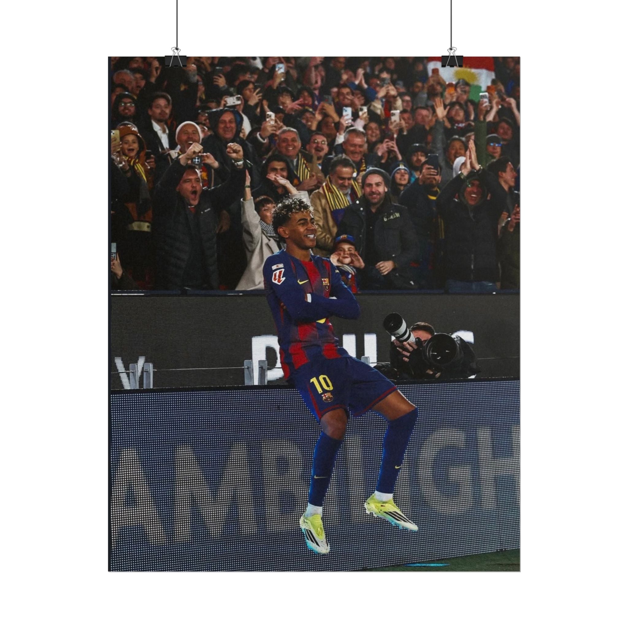 Lamine Yamal Poster — Barcelona Football Star Wall Art