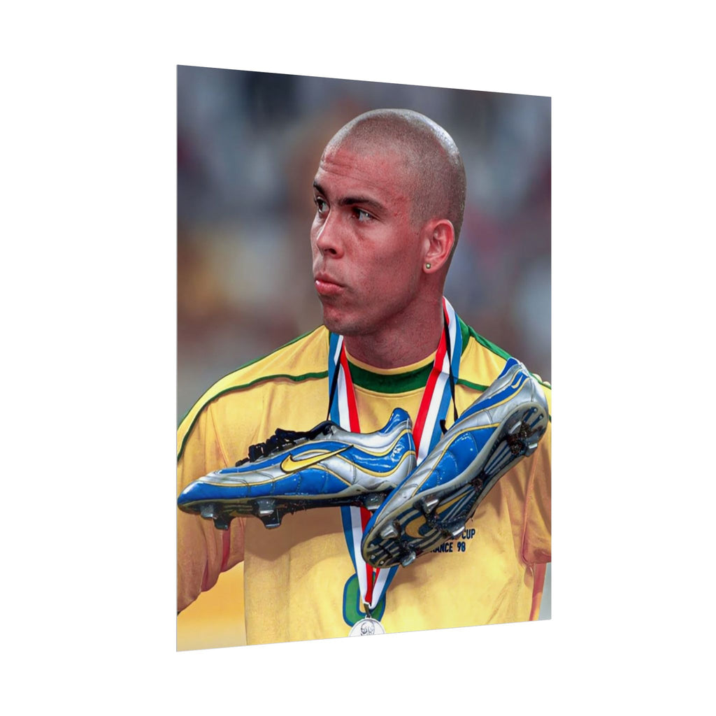 Ronaldo Brazil Champion Poster — Rolled Sports Wall Art