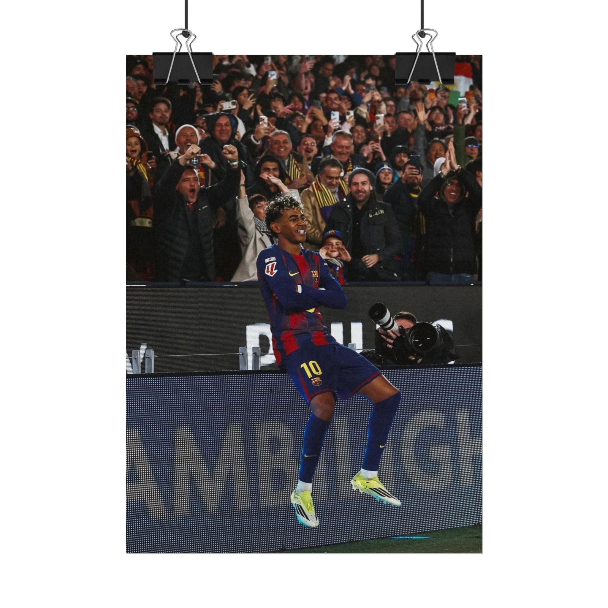 Lamine Yamal Poster — Barcelona Football Star Wall Art