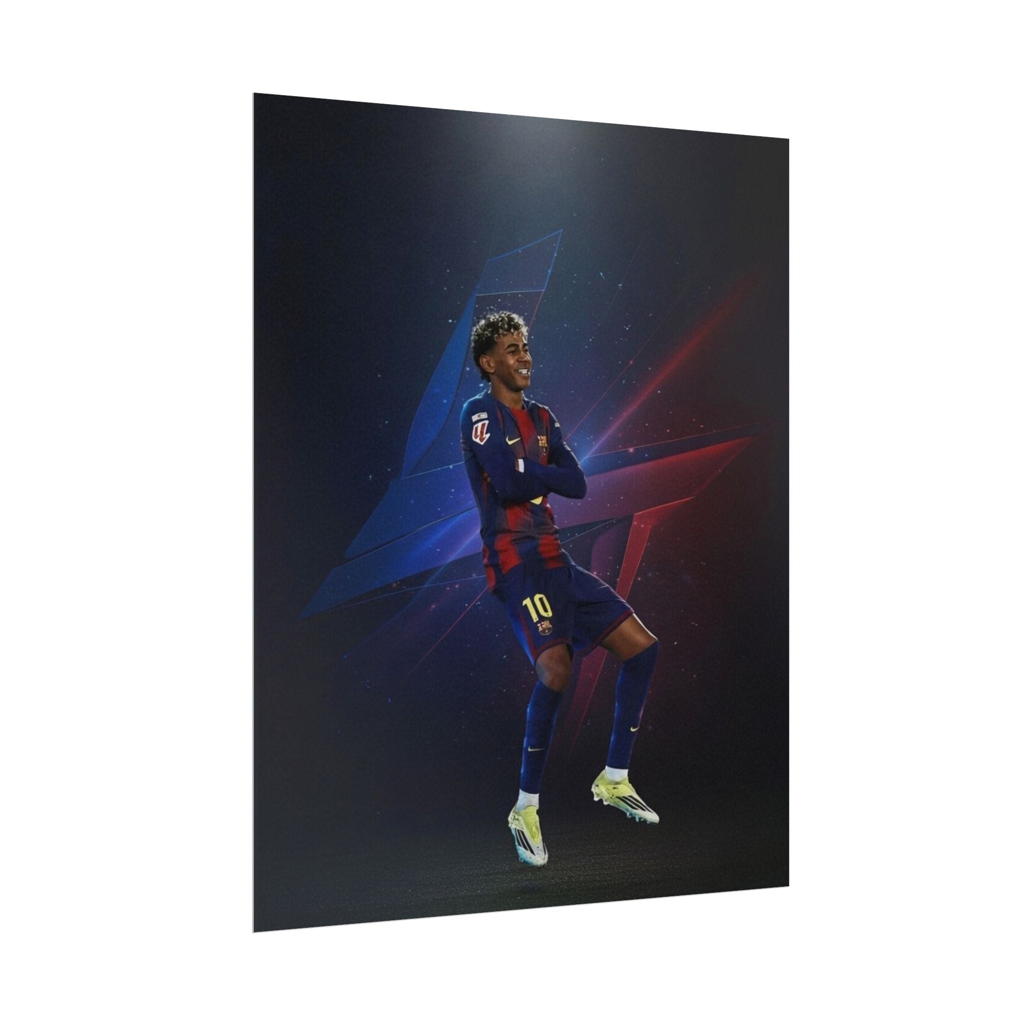 Lamine Yamal Celebration Poster - Barcelona Starboy | Available in multiple sizes