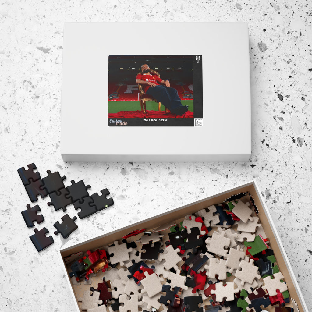 Mo Salah - Egyptian King Stadium Portrait Jigsaw Puzzle – 252/520/1014-Piece Sports Photo Puzzle