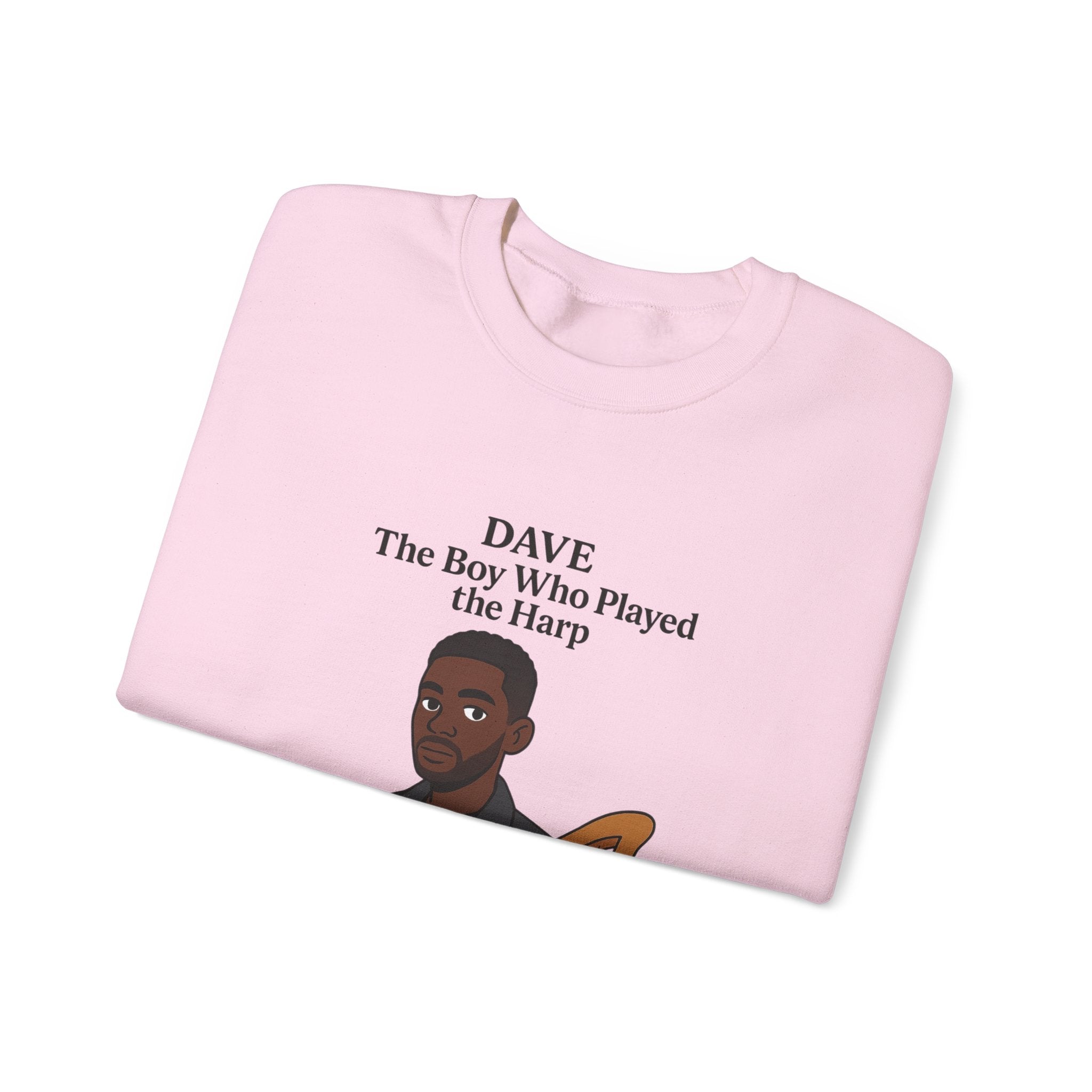 Dave Sweatshirt — "The Boy Who Played the Harp" Graphic Crewneck