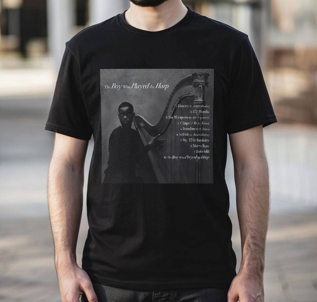 Dave - ‘The Boy Who Played The Harp’ Album T-Shirt — Concert merch