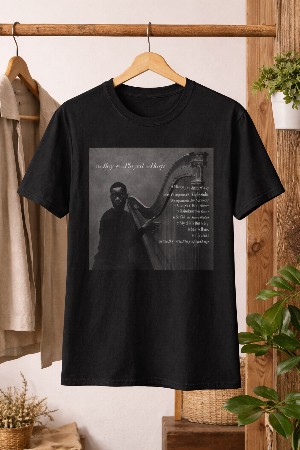 Dave - ‘The Boy Who Played The Harp’ Album T-Shirt — Concert merch