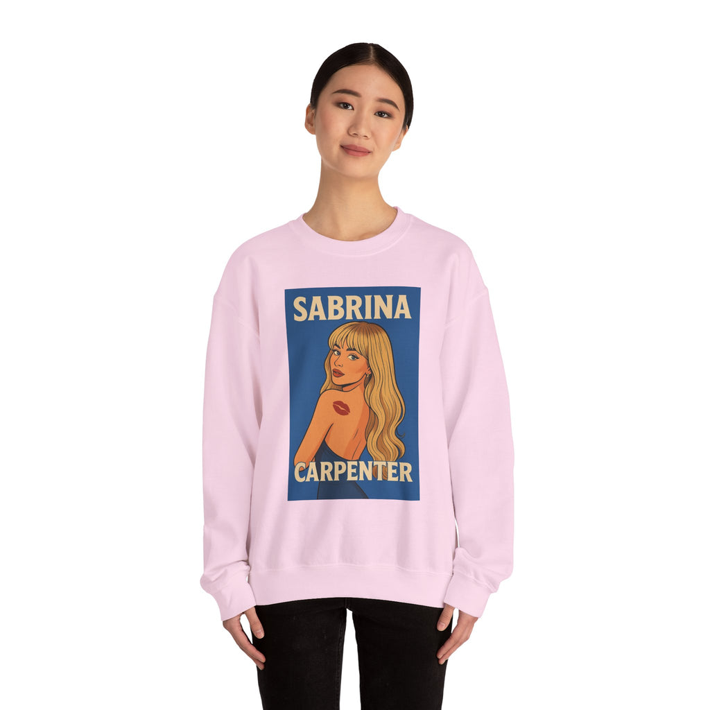 Sabrina Carpenter Retro Pin-Up Crewneck Sweatshirt