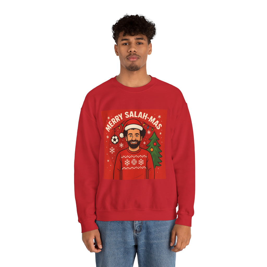 Merry Salah-mas Sweatshirt — Festive Soccer Christmas Crewneck