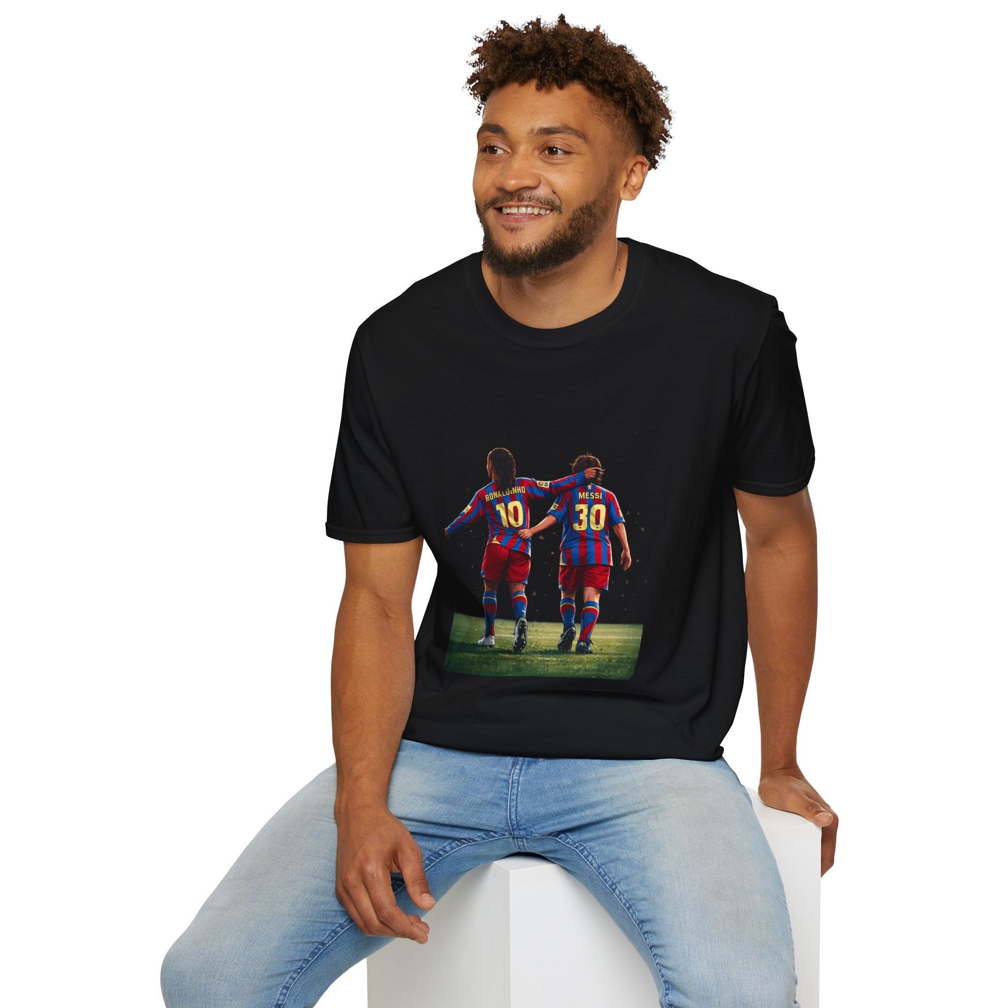 Messi & Ronaldinho Barcelona T-Shirt – Football Tee