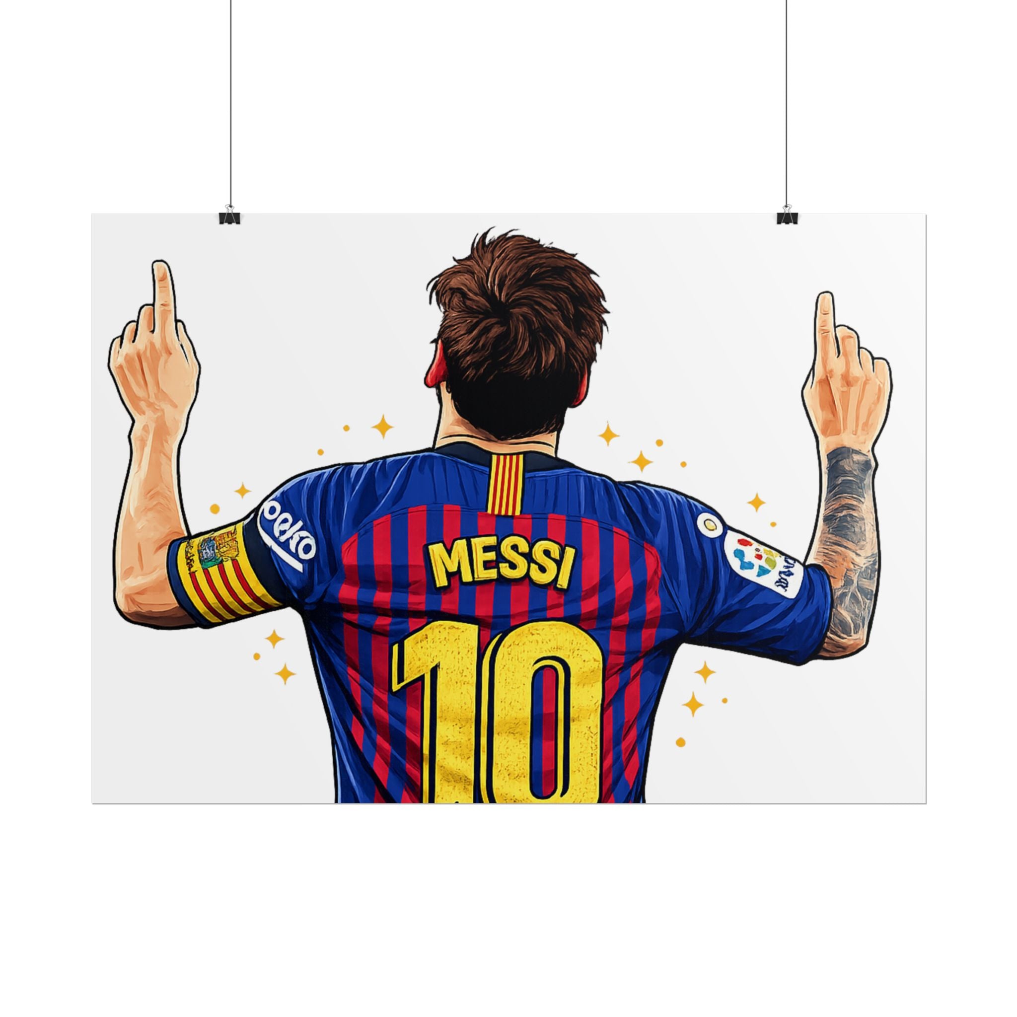 Lionel Messi Celebration Rolled Poster