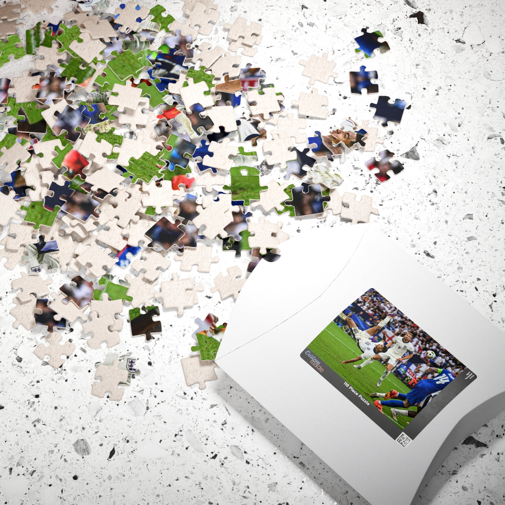 Jude Bellingham Bicycle Kick Photo Puzzle — Stadium Action Jigsaw (110/252/520/1014 Piece)