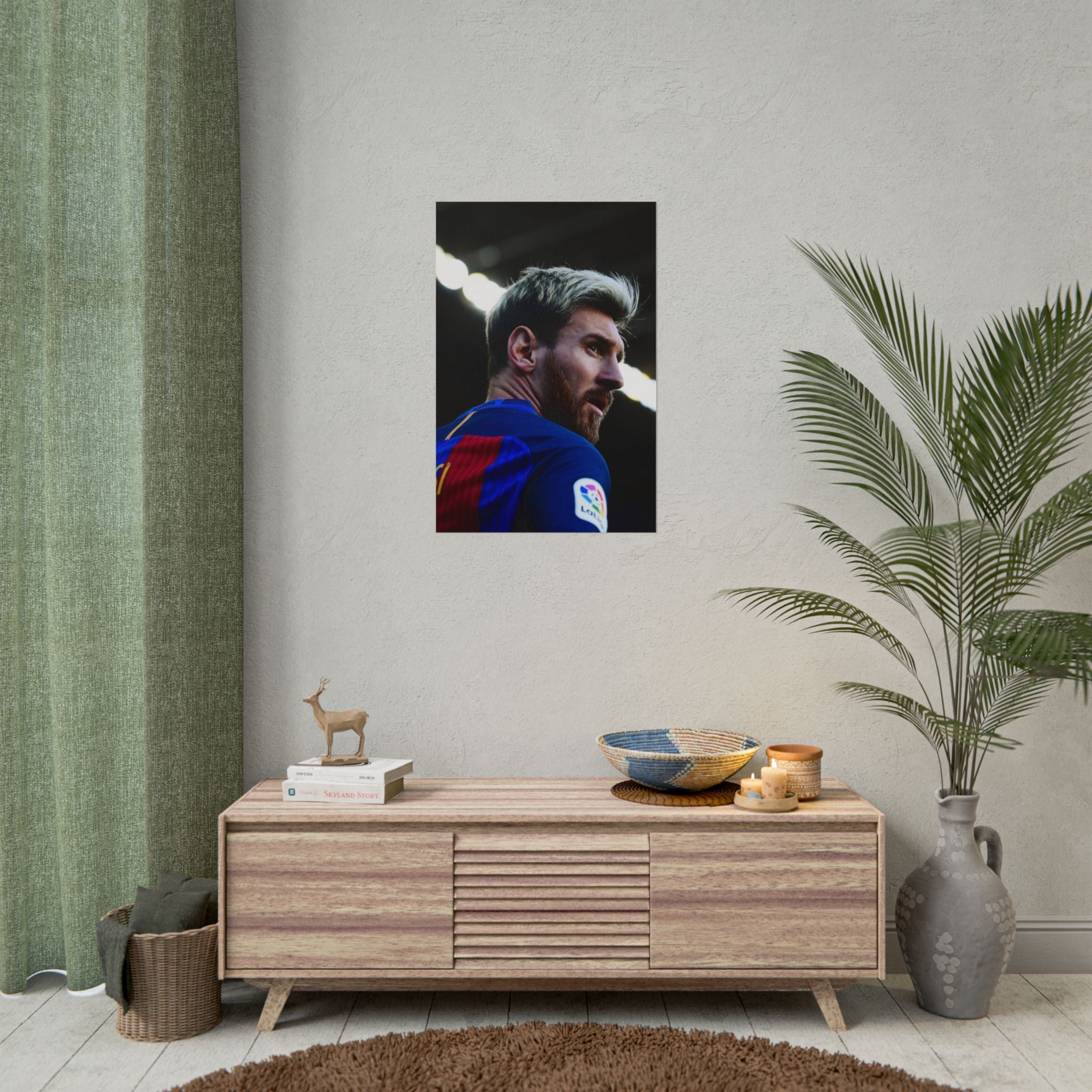 Lionel Messi Barcelona Poster - Soccer Rolled Poster