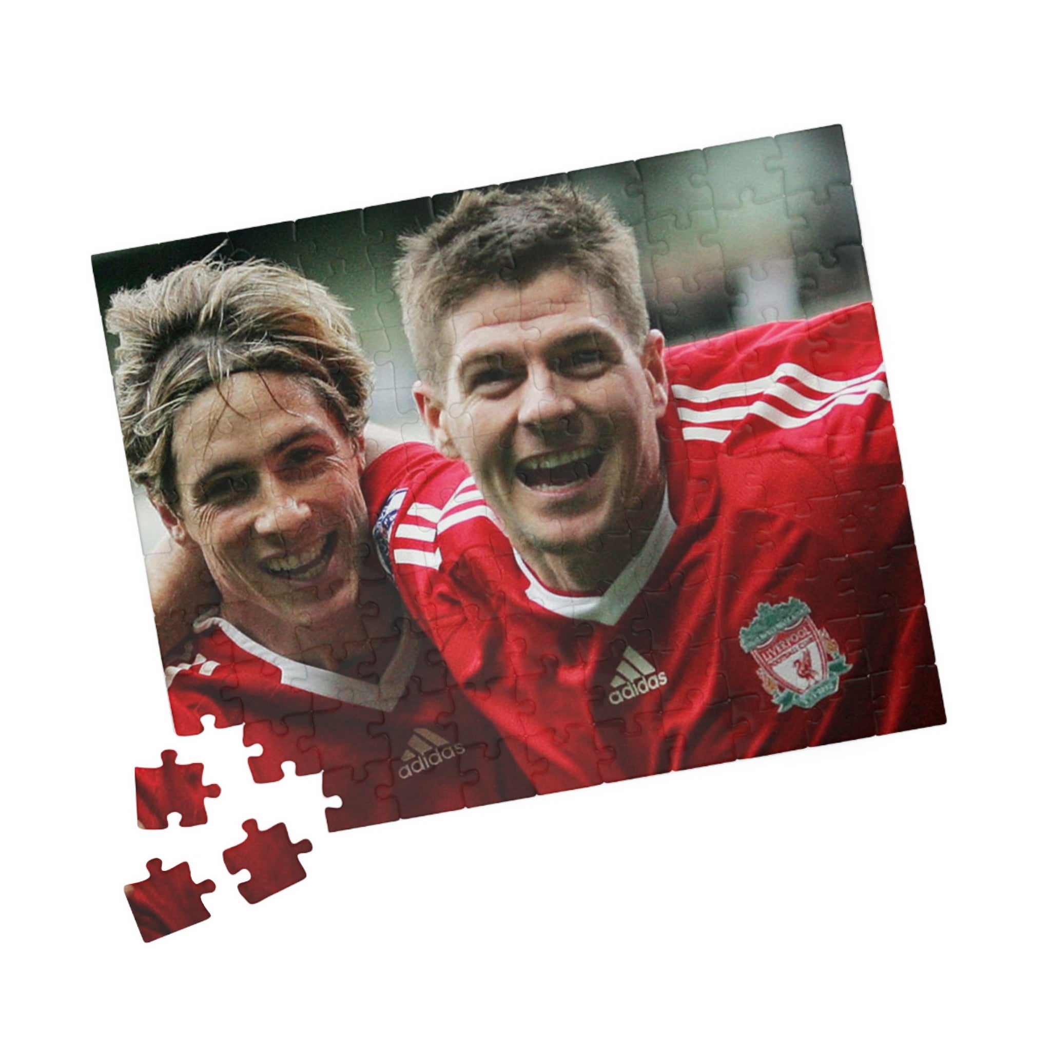 Steven Gerrard & Fernando Torres Liverpool Jigsaw Puzzle — Custom 110/252/520/1014-Piece
