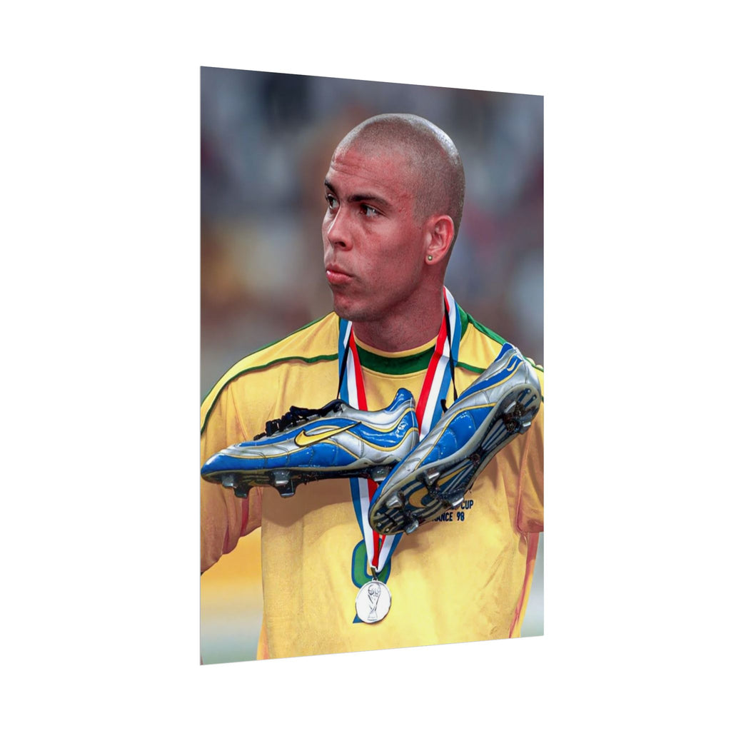 Ronaldo Brazil Champion Poster — Rolled Sports Wall Art