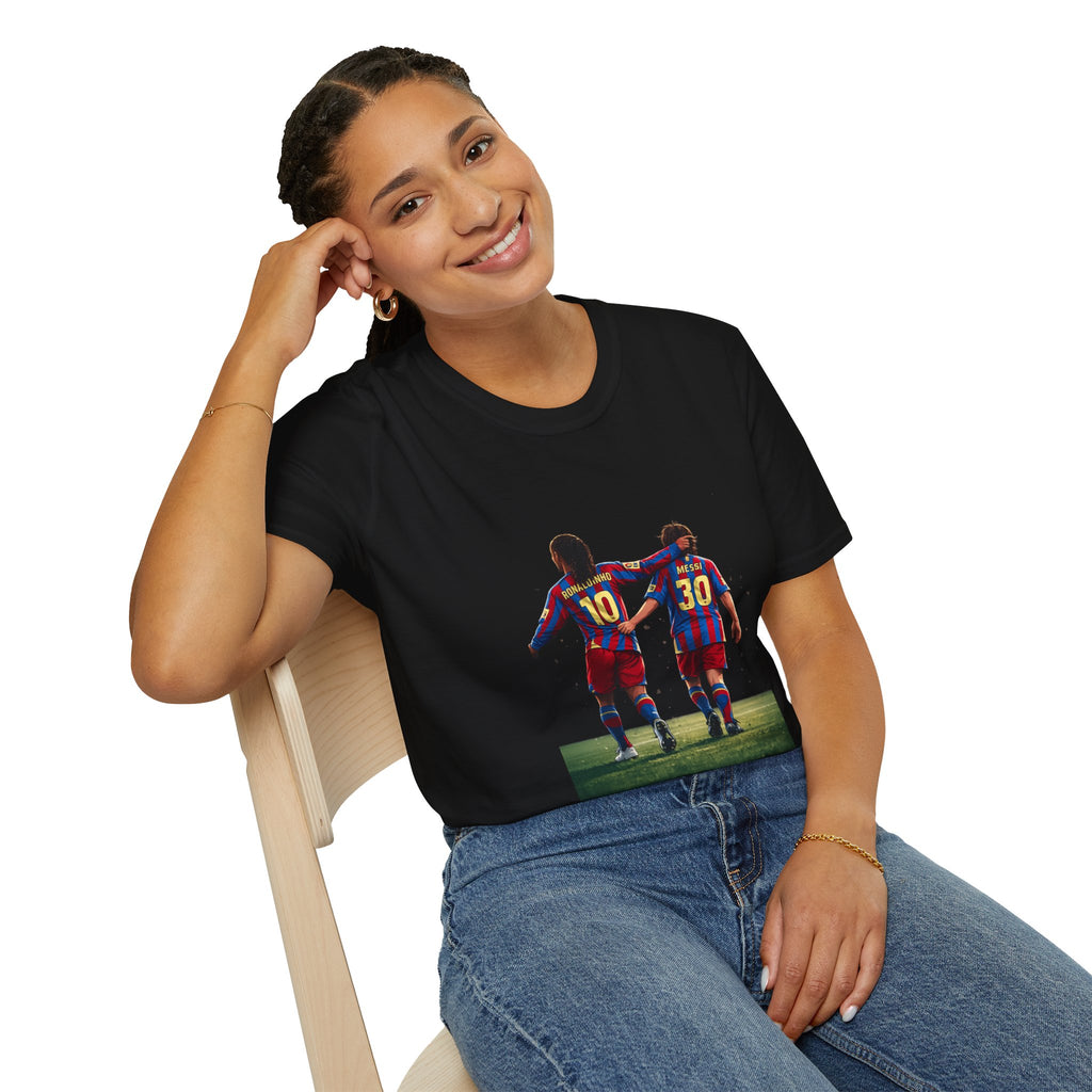 Messi & Ronaldinho Barcelona T-Shirt – Football Tee