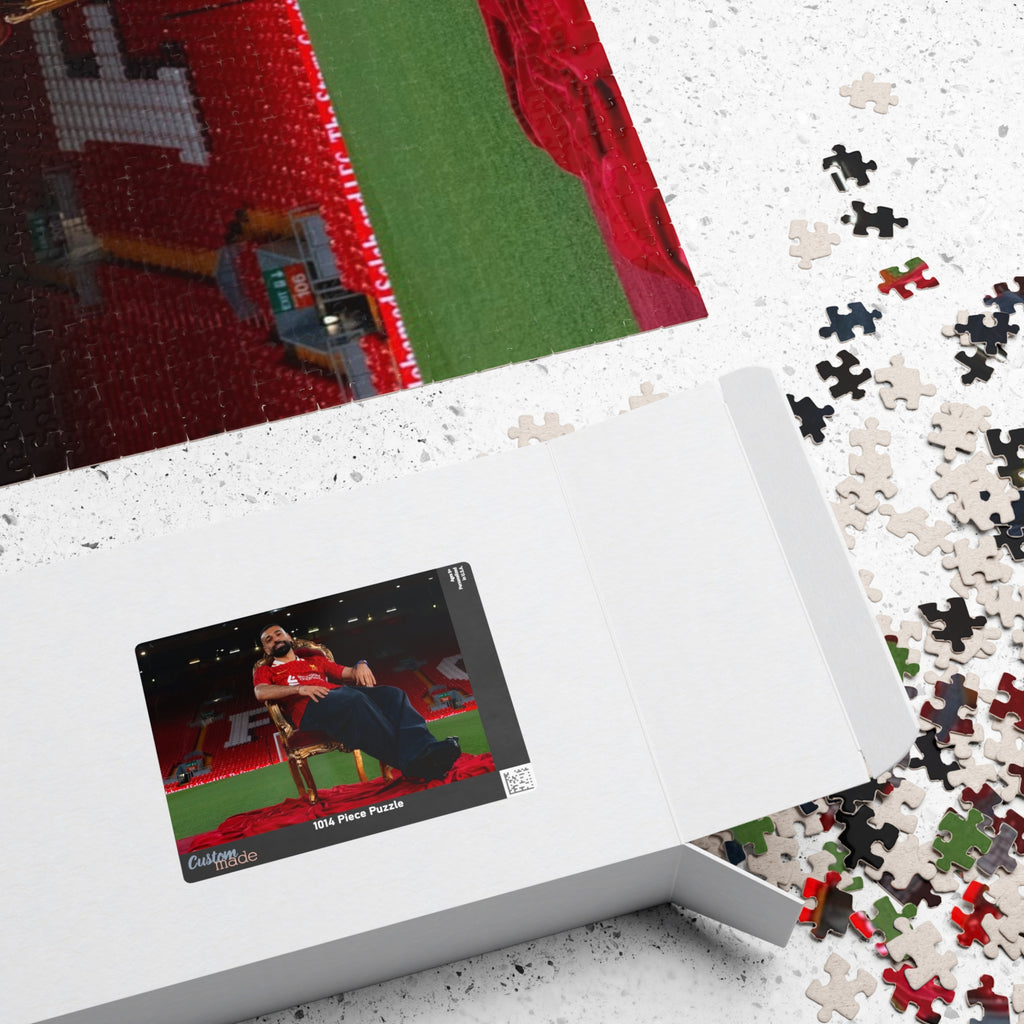 Mo Salah - Egyptian King Stadium Portrait Jigsaw Puzzle – 252/520/1014-Piece Sports Photo Puzzle