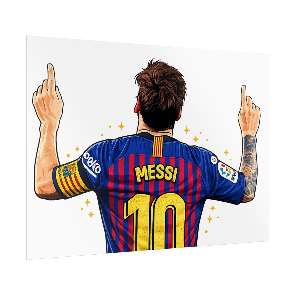 Lionel Messi Celebration Rolled Poster