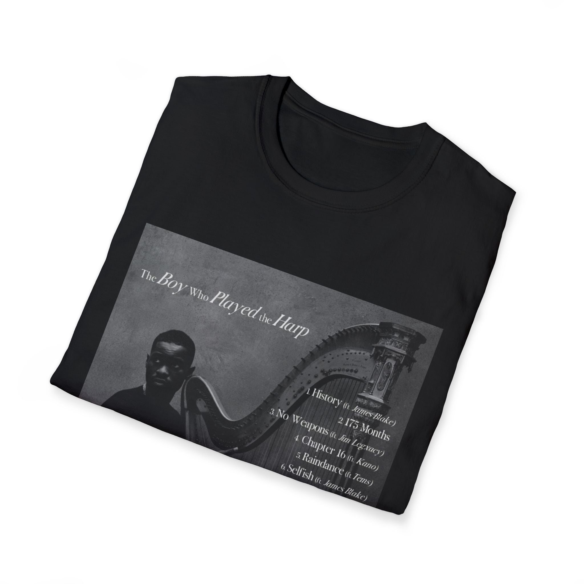 Dave - ‘The Boy Who Played The Harp’ Album T-Shirt — Concert merch