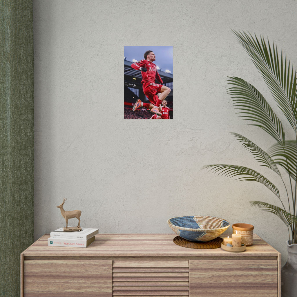 Florian Wirtz - Liverpool Football Star Action Poster