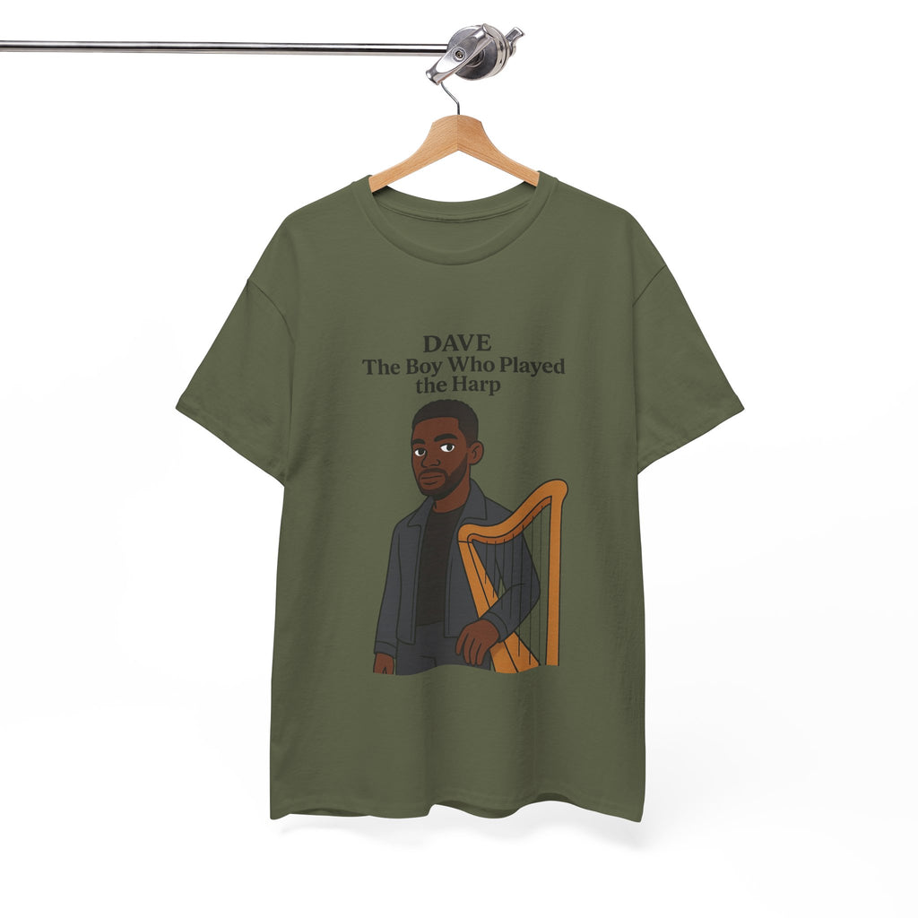 Dave T-Shirt — "The Boy Who Played the Harp" Graphic Tee