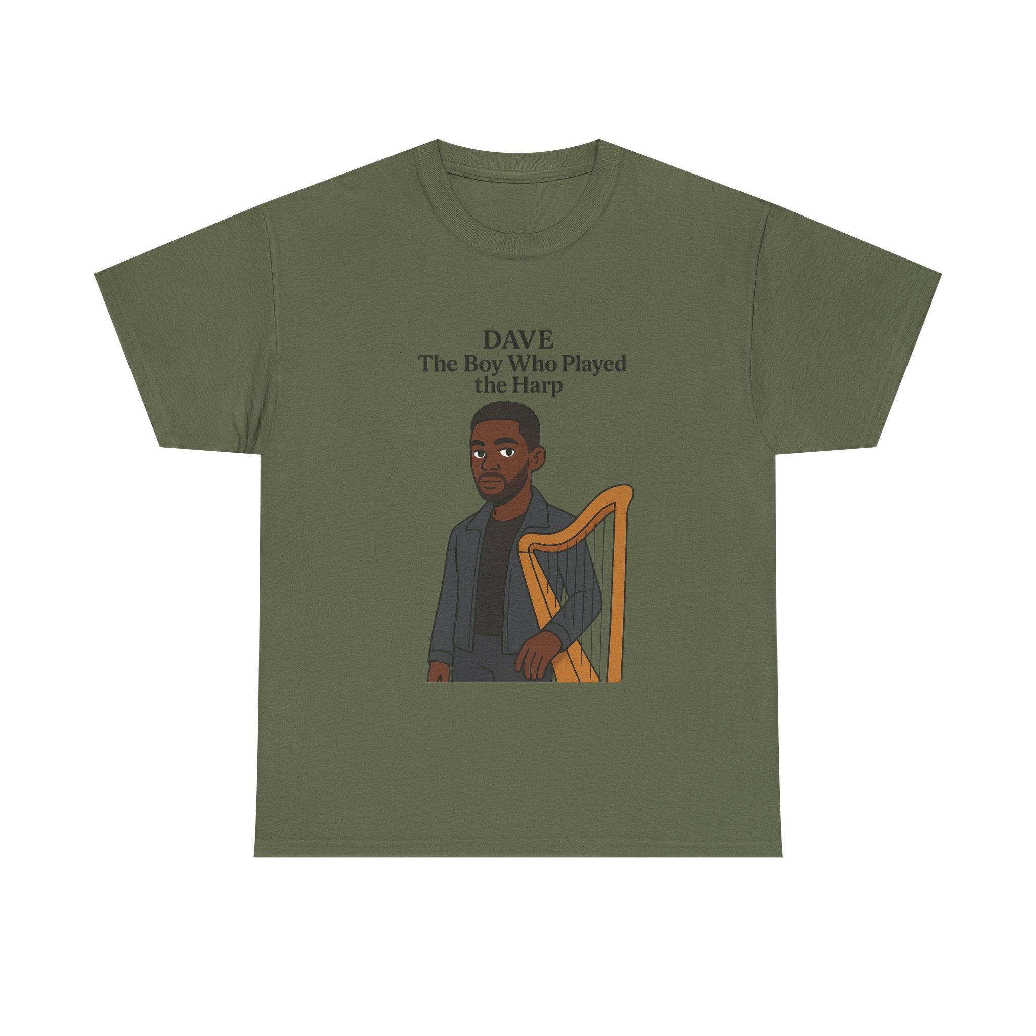 Dave T-Shirt — "The Boy Who Played the Harp" Graphic Tee