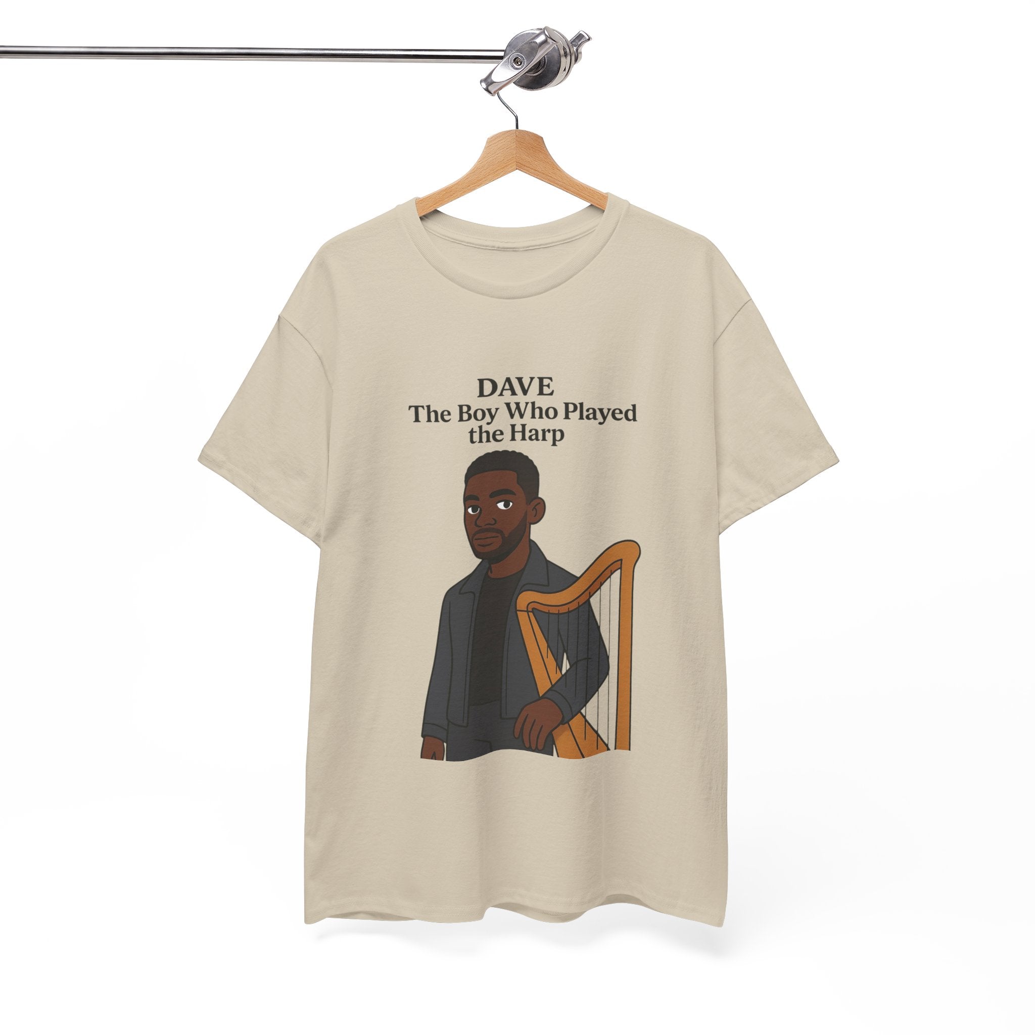 Dave T-Shirt — "The Boy Who Played the Harp" Graphic Tee