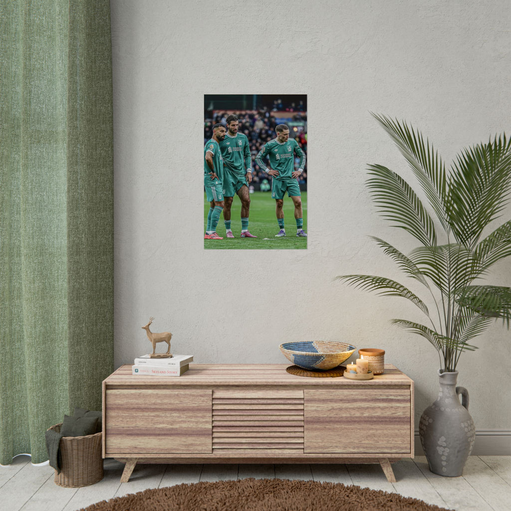 Salah, Wirtz & Szoboszlai Photo Poster - Rolled Liverpool FC Action Print