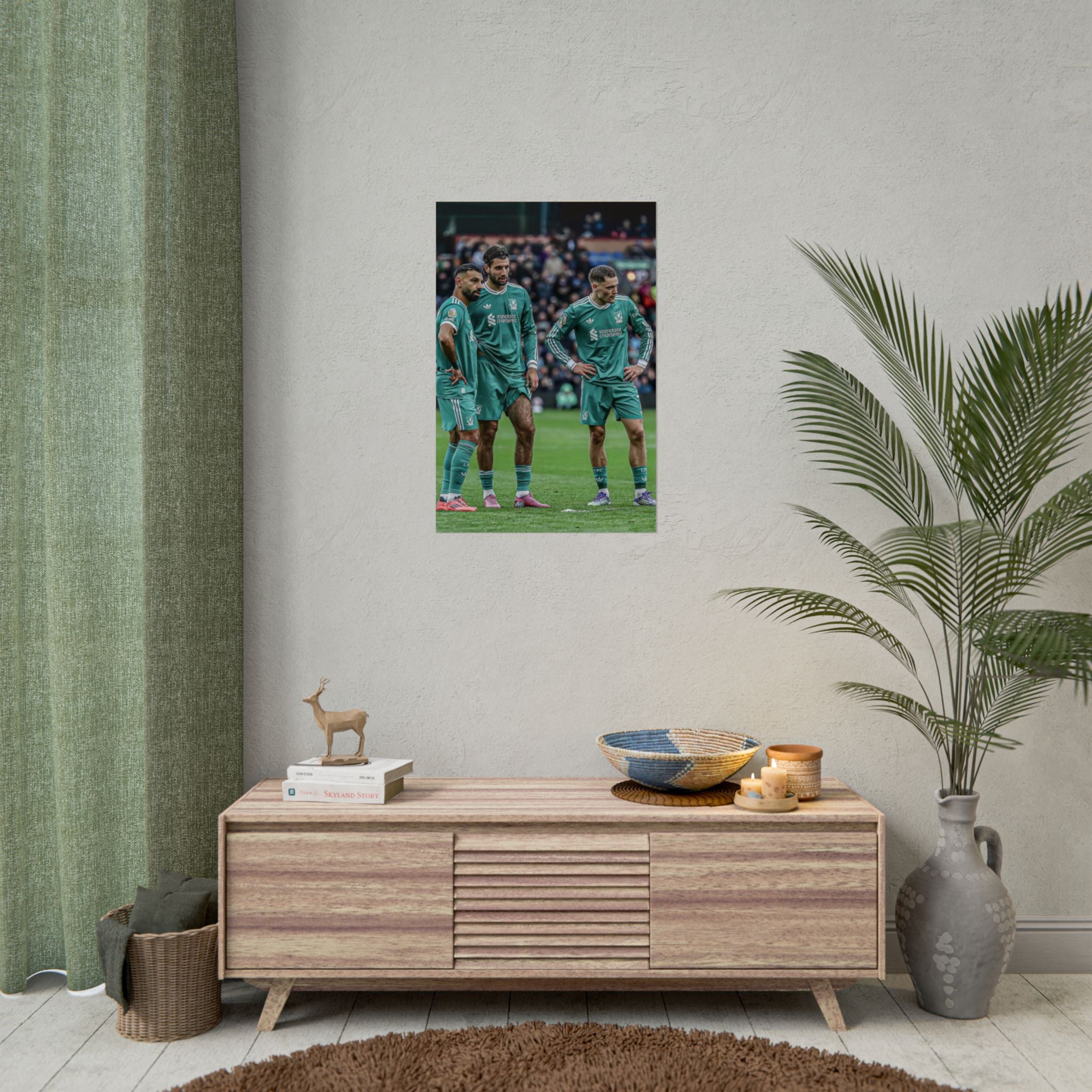 Salah, Wirtz & Szoboszlai Photo Poster - Rolled Liverpool FC Action Print