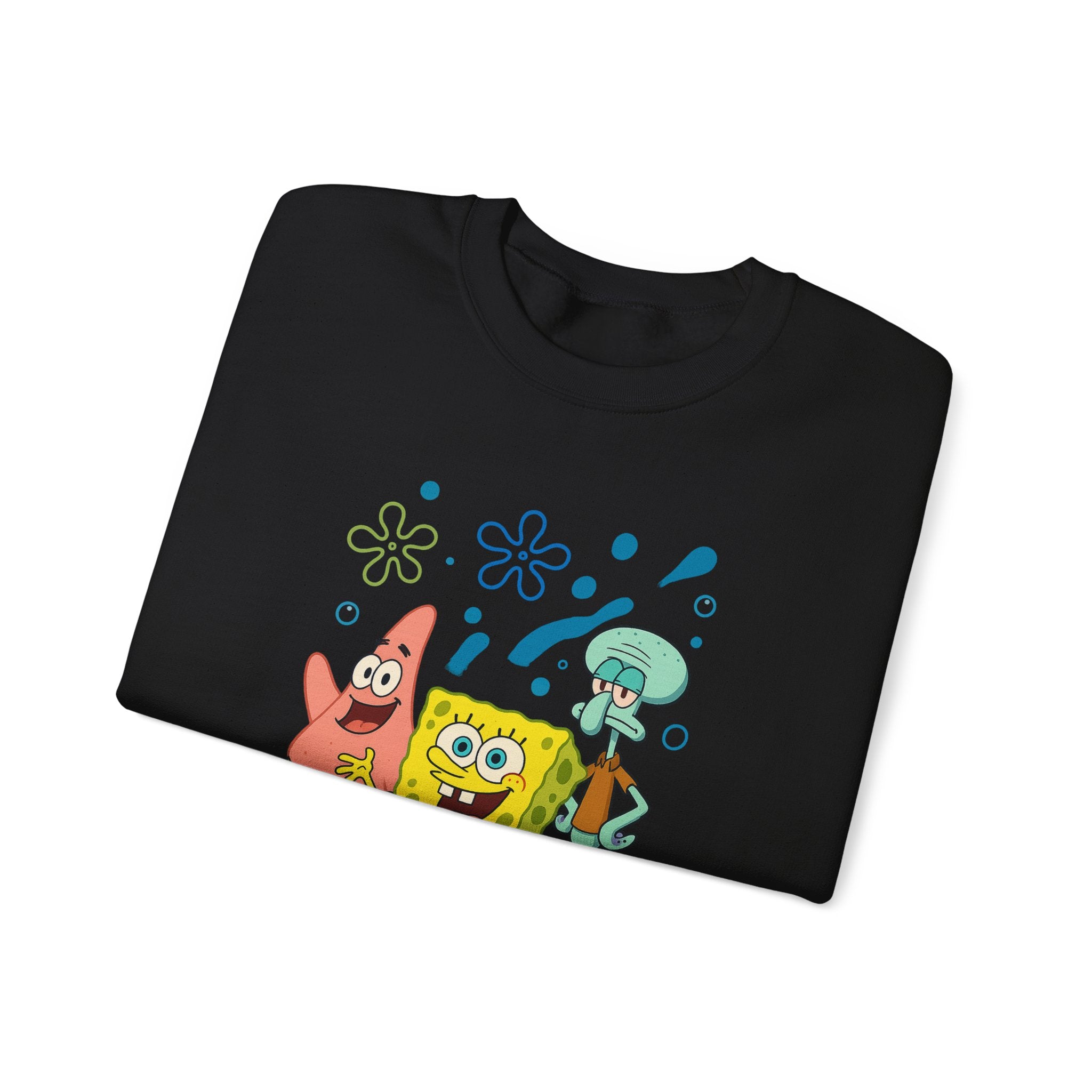 SpongeBob Crewneck Sweatshirt – Bikini Bottom Friends Graphic