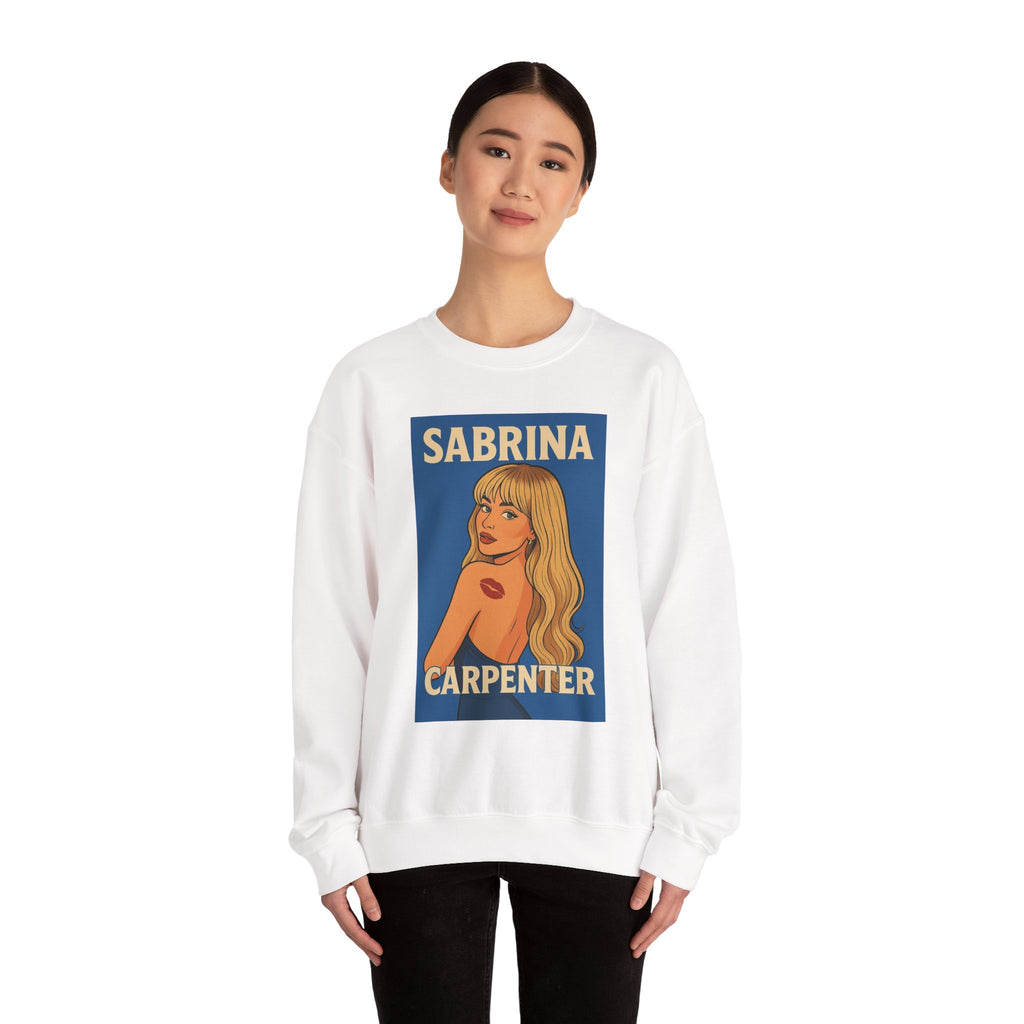 Sabrina Carpenter Retro Pin-Up Crewneck Sweatshirt